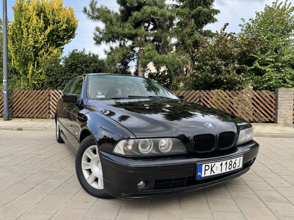 Bmw 525d-2003r-diesel-e39-163km-Automat-Navi-Hak-Klima sprawna