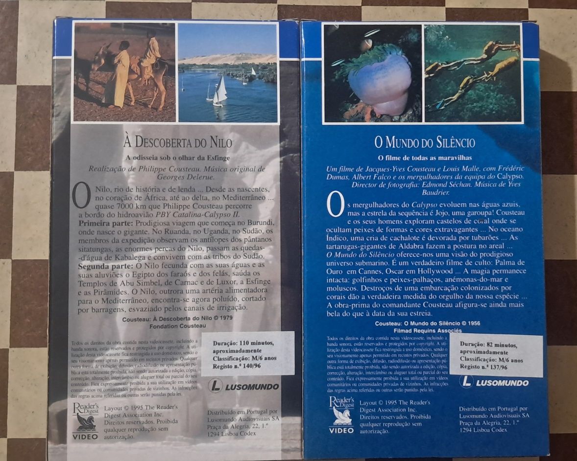 Cassetes Vhs Cousteau