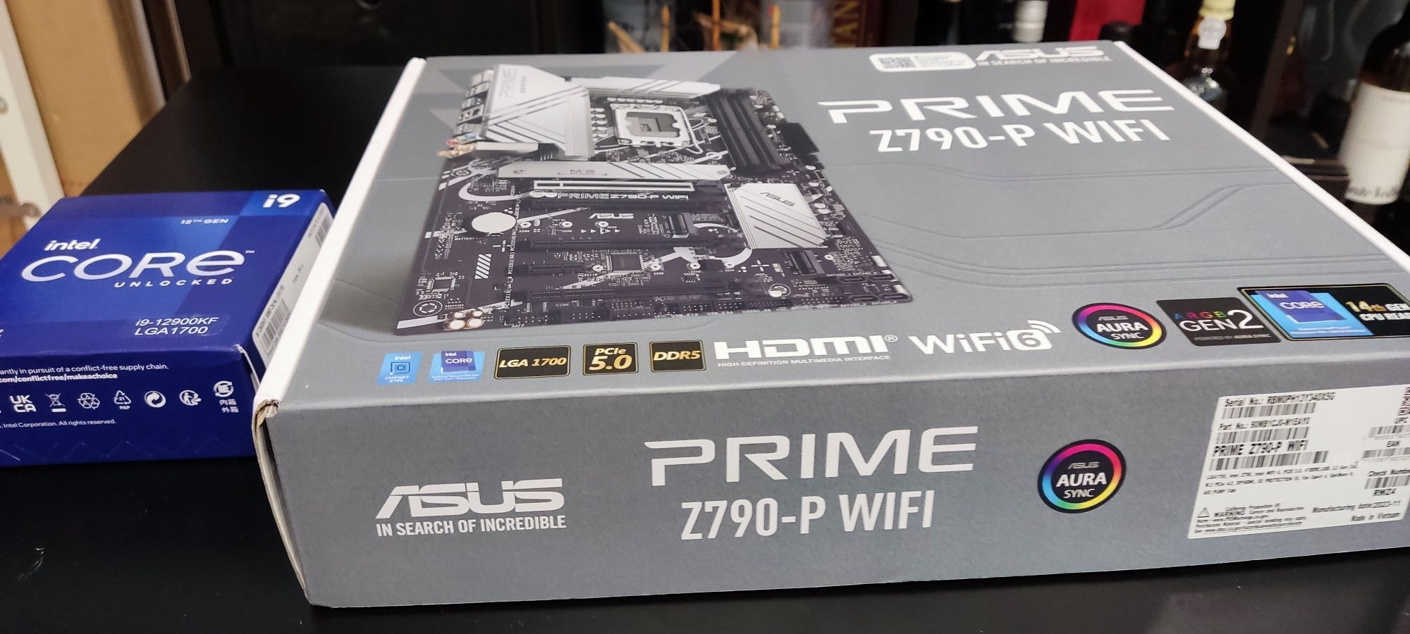 Z790-P WiFi + I9 12900KF