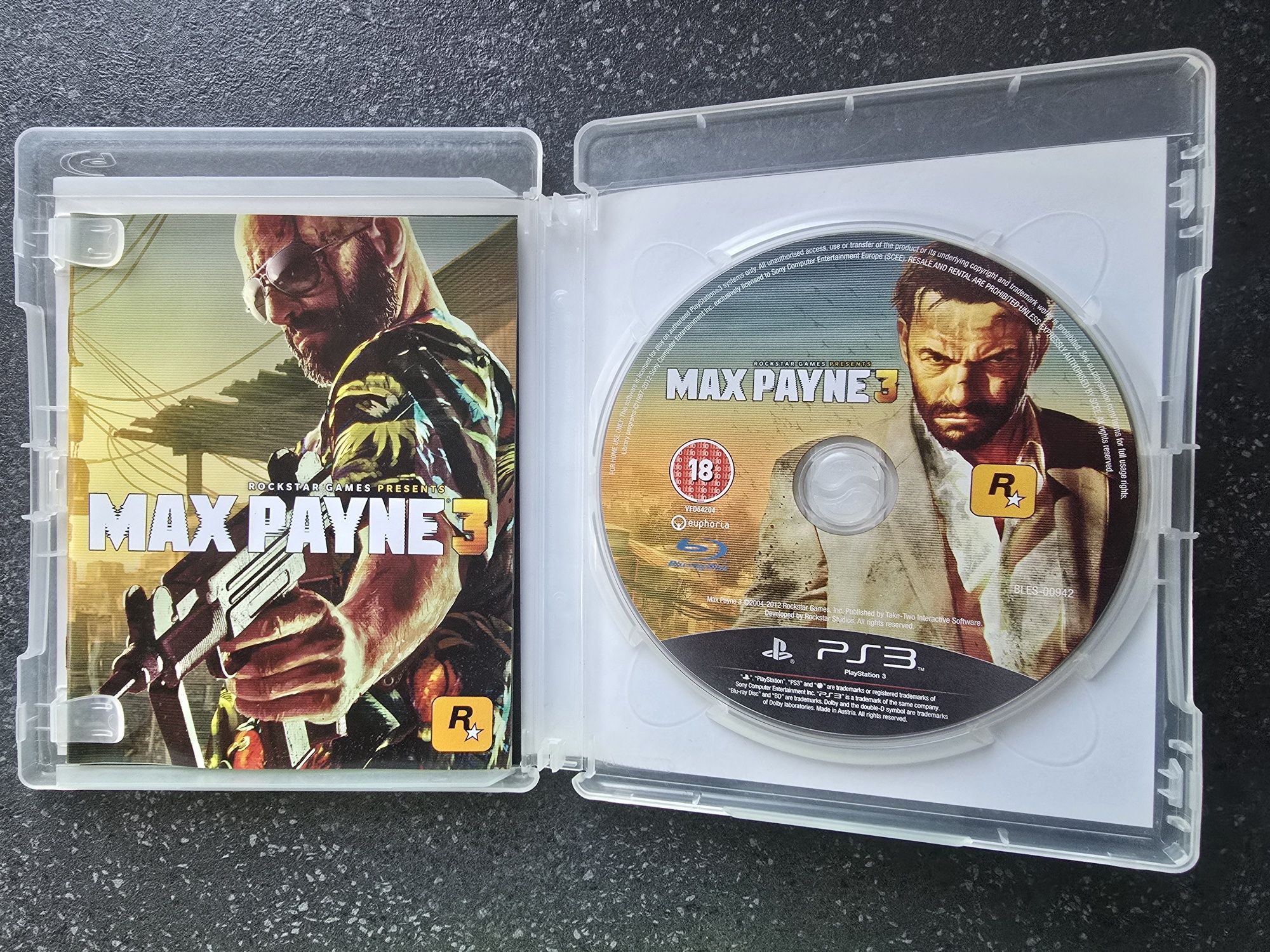 Max Payne 3 PS3 PlayStation 3
