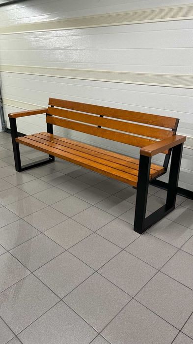 nowoczesna masywna ławka ogrodowa 3 osobowa nowa