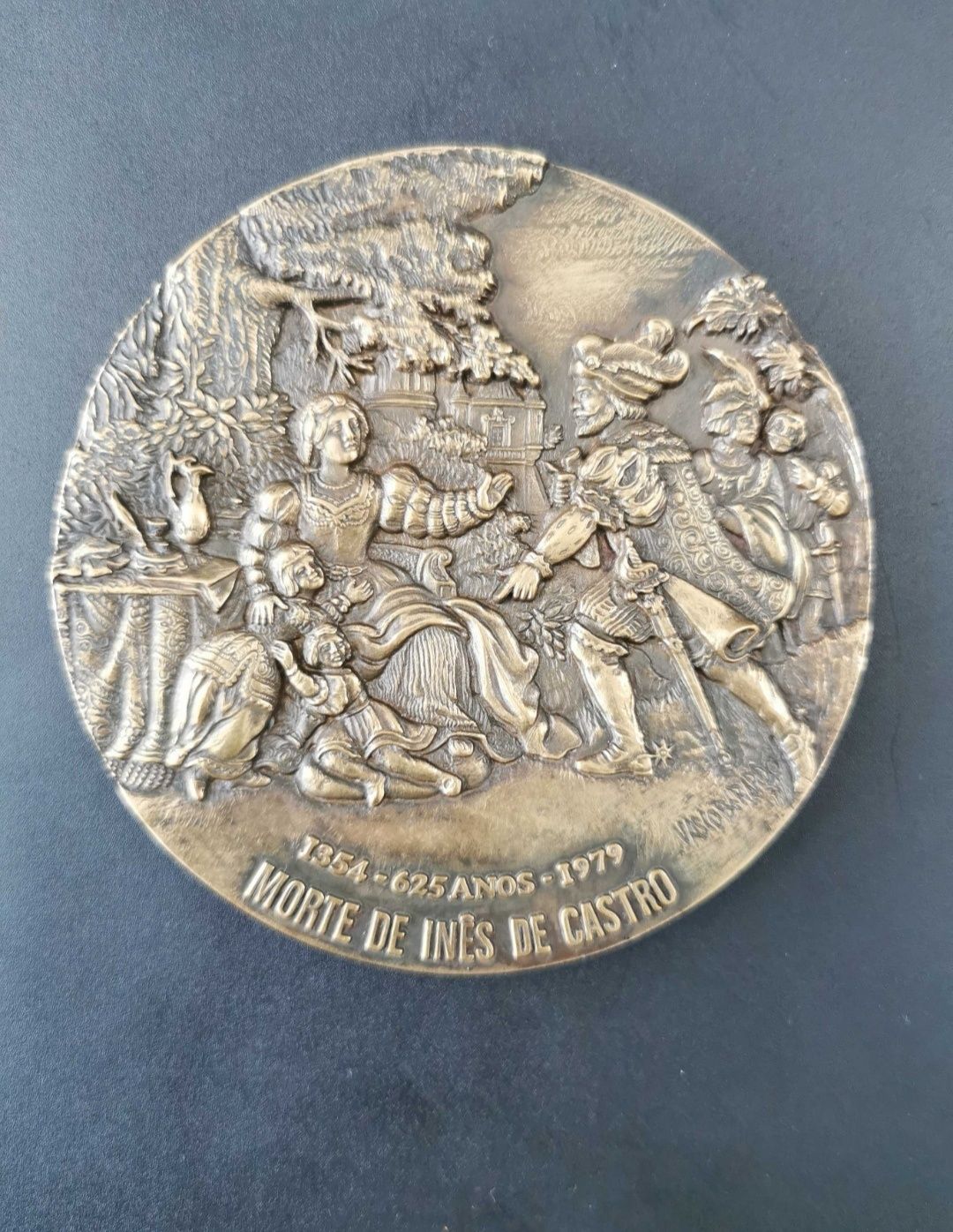 Medalha de Bronze da Morte de Inês de Castro - Edição Limitada 76/700
