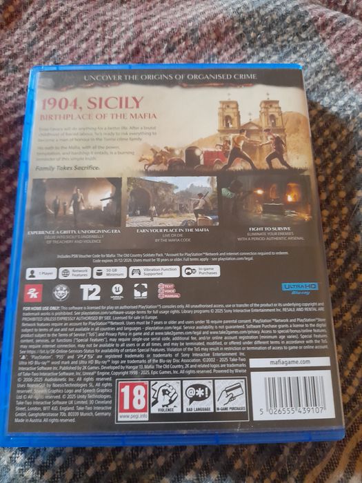 Jogo Mafia old country ps5