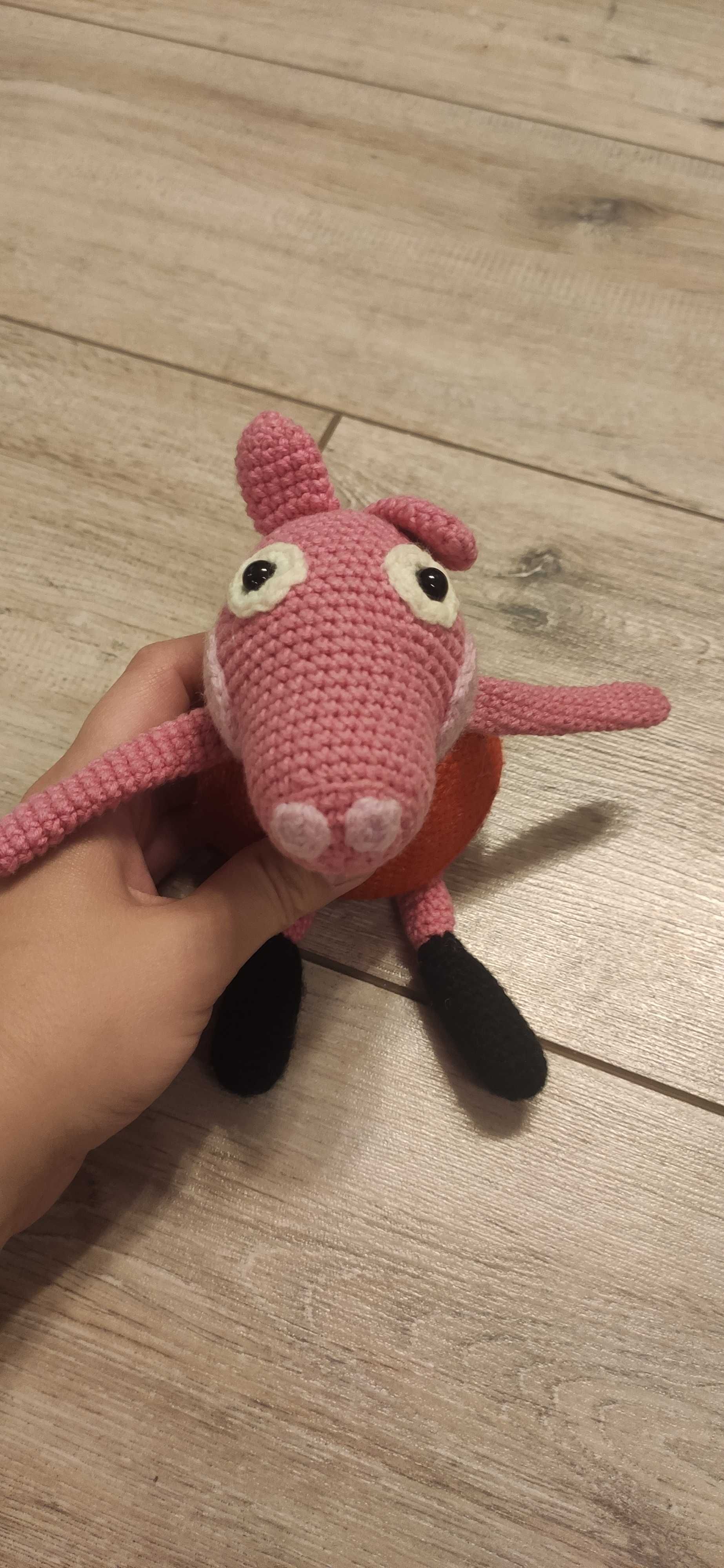 Maskotka hand made świnka peppa