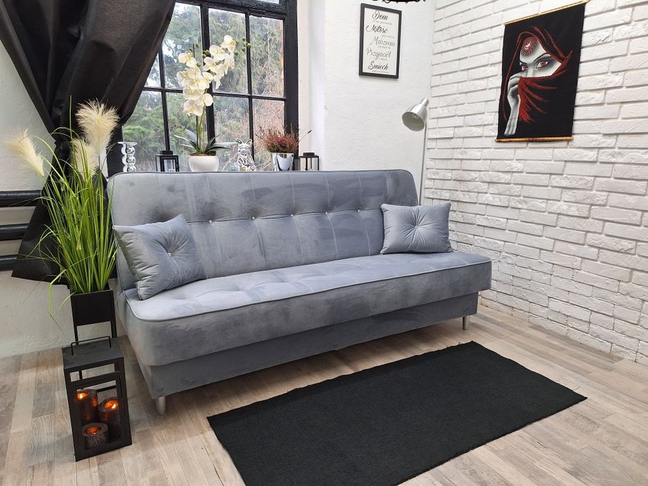 Kanapa sofa Izi welur producent