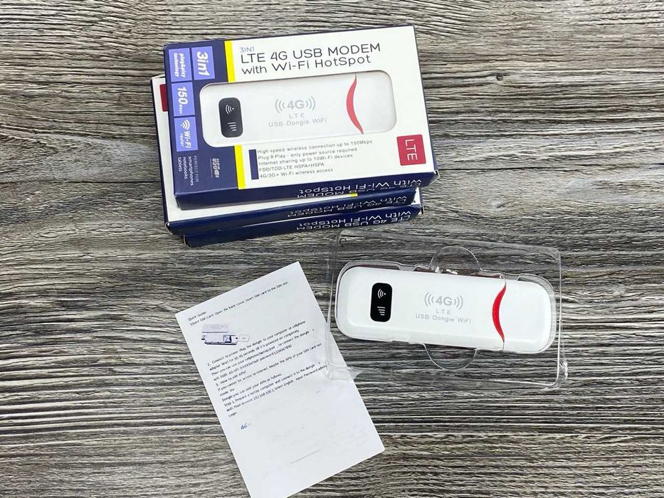 Мобільний 4G модем/роутер USB WI-FI 3G/4G LTE 3in1 HotSpot 150 Мбіт/се