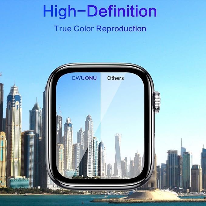 YYST Folia Ochronna 3D na Ekran do Apple Watch 40 mm - 2 Sztuki