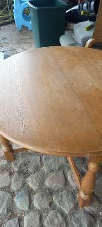 Stół  drewniany okrągły