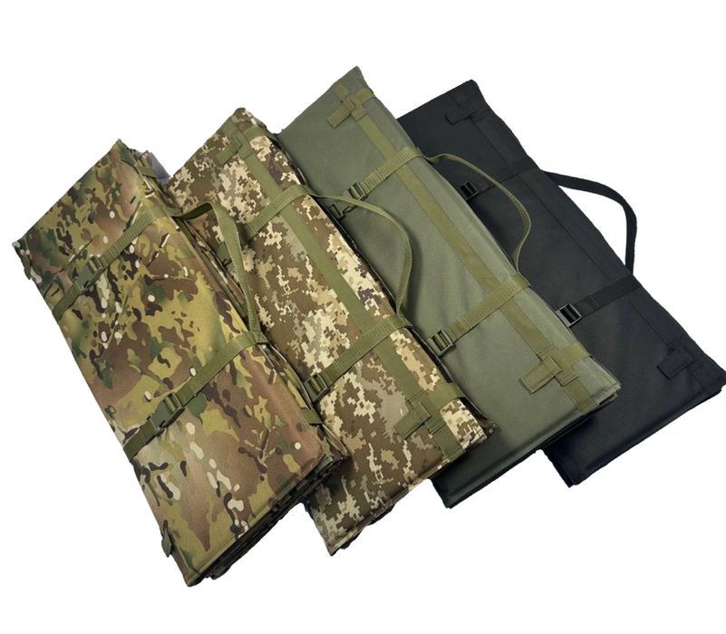 Каремат 70*180*1 розкладний, раскладной піксель мультикам олива чорний