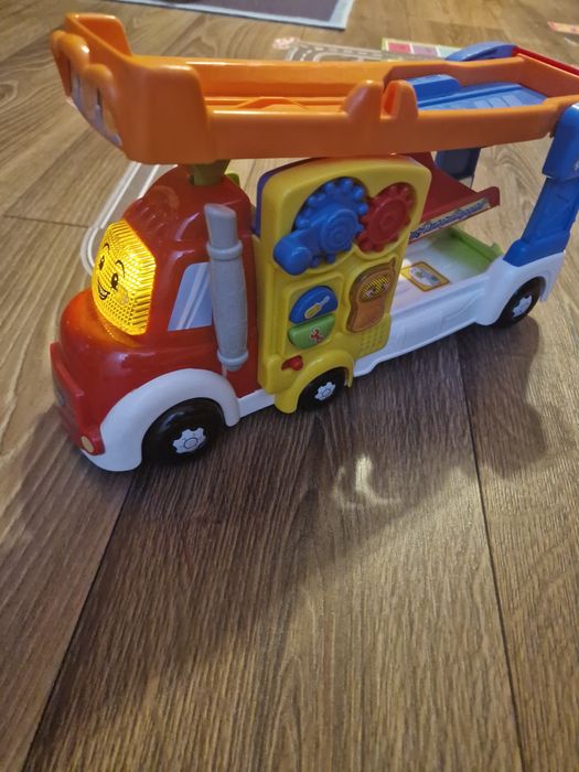 Vtech Duży Transporter plus 4 Auta Imteraktywny