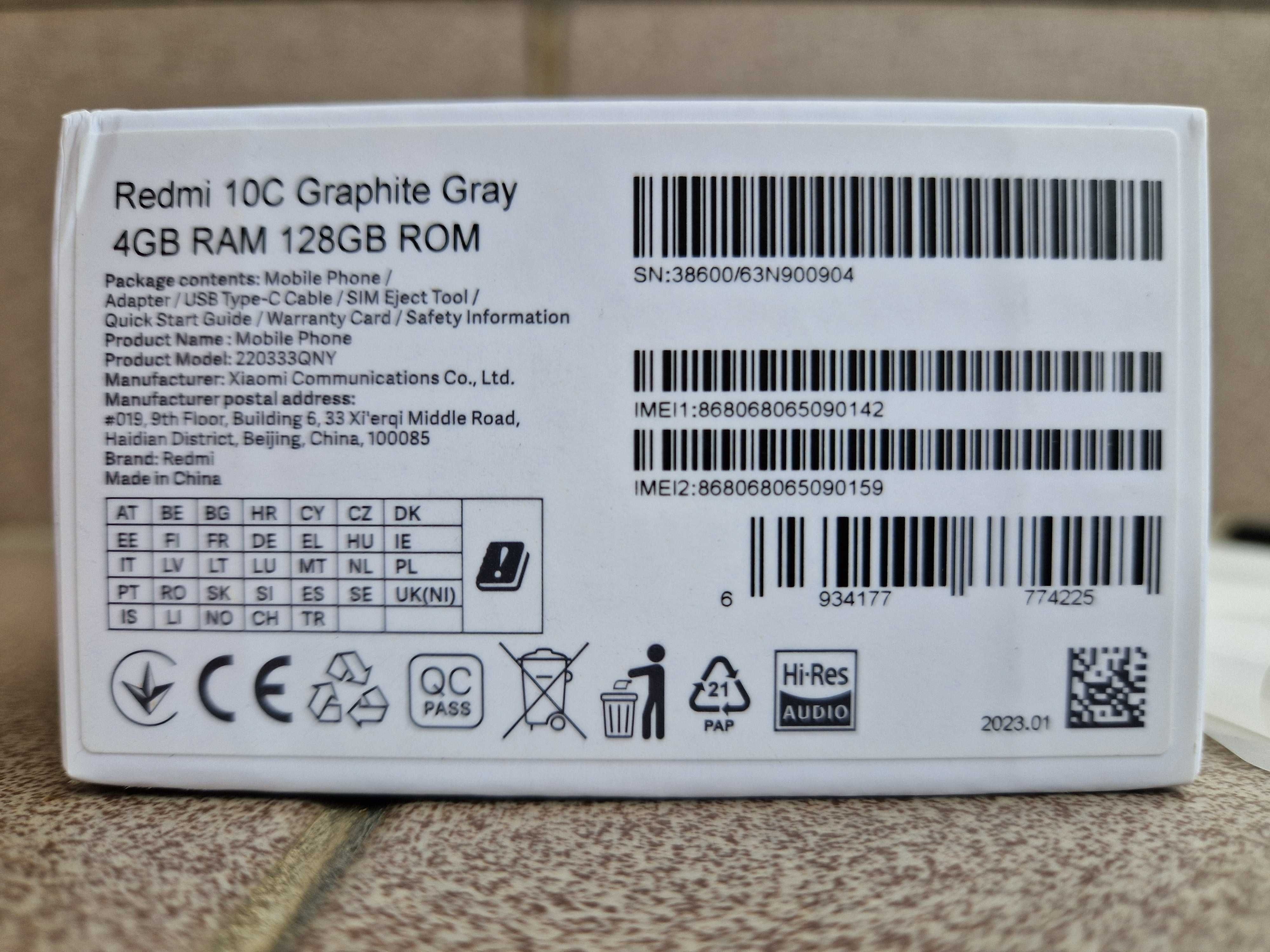 Redmi 10C , 4/128 GB , jak nowy.