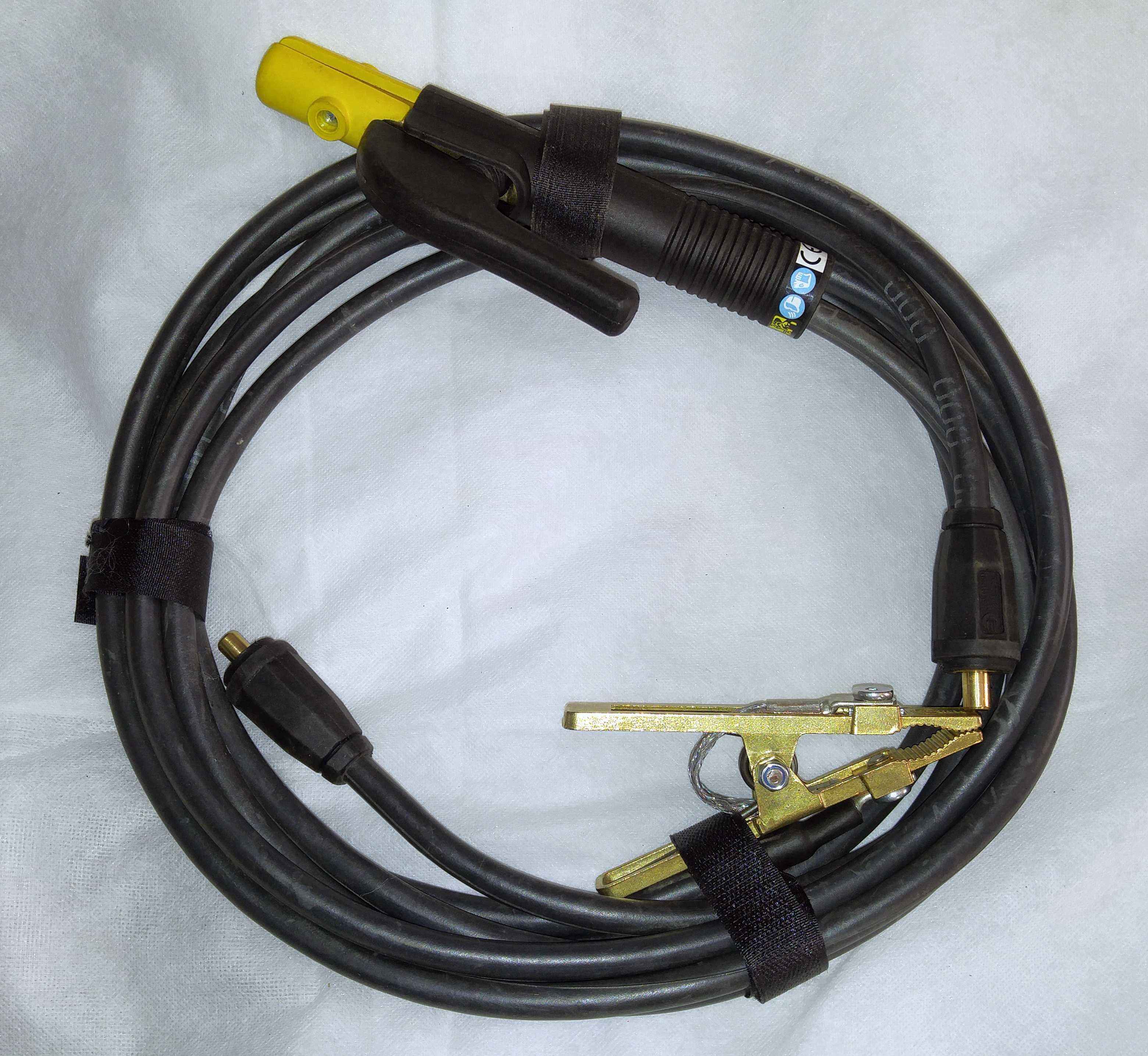 Мощный комплект сварочных кабелей с держателем ESAB для инвертора