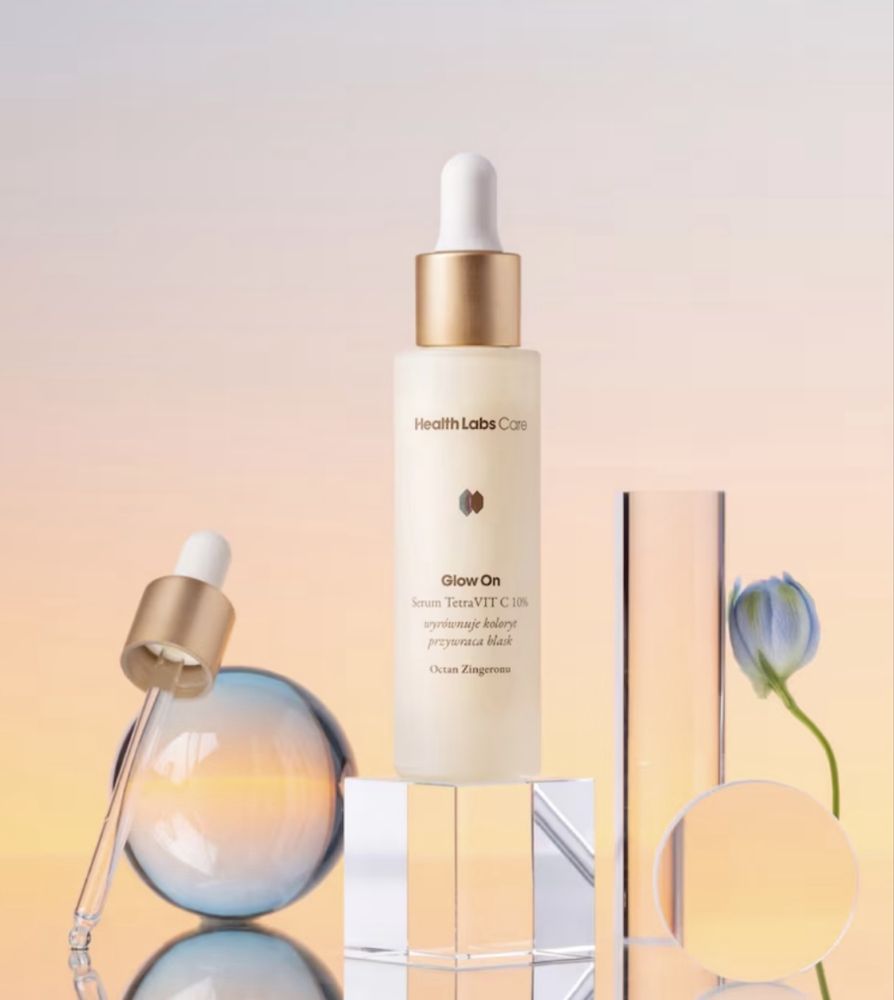 Health Labs Glow On TetraVit C 10%, serum do twarzy z witaminą C