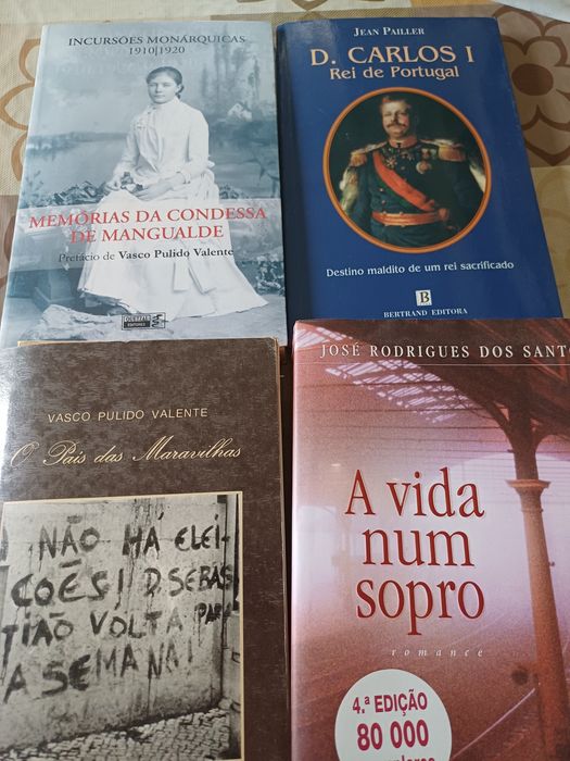 Livros rei D. Carlos e outros
