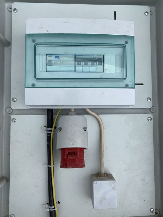 Quadro elétrico de obra