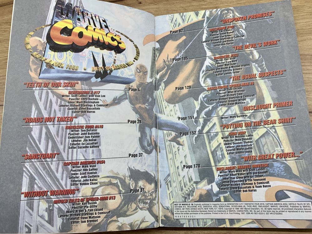 Best of Marvel 96 komiks ang eng