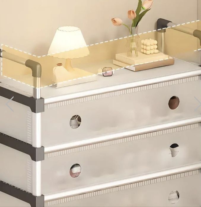 Підлогова тумба 4-рівнева полиця для взуття 100х62х29 с