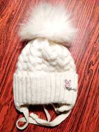 Зимняя шапка 1,5-3года., зимняя шапочка на девочку, зимня шапка