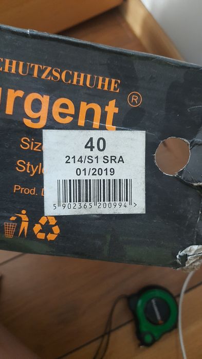 buty robocze z blachą dla kobiety Urgent