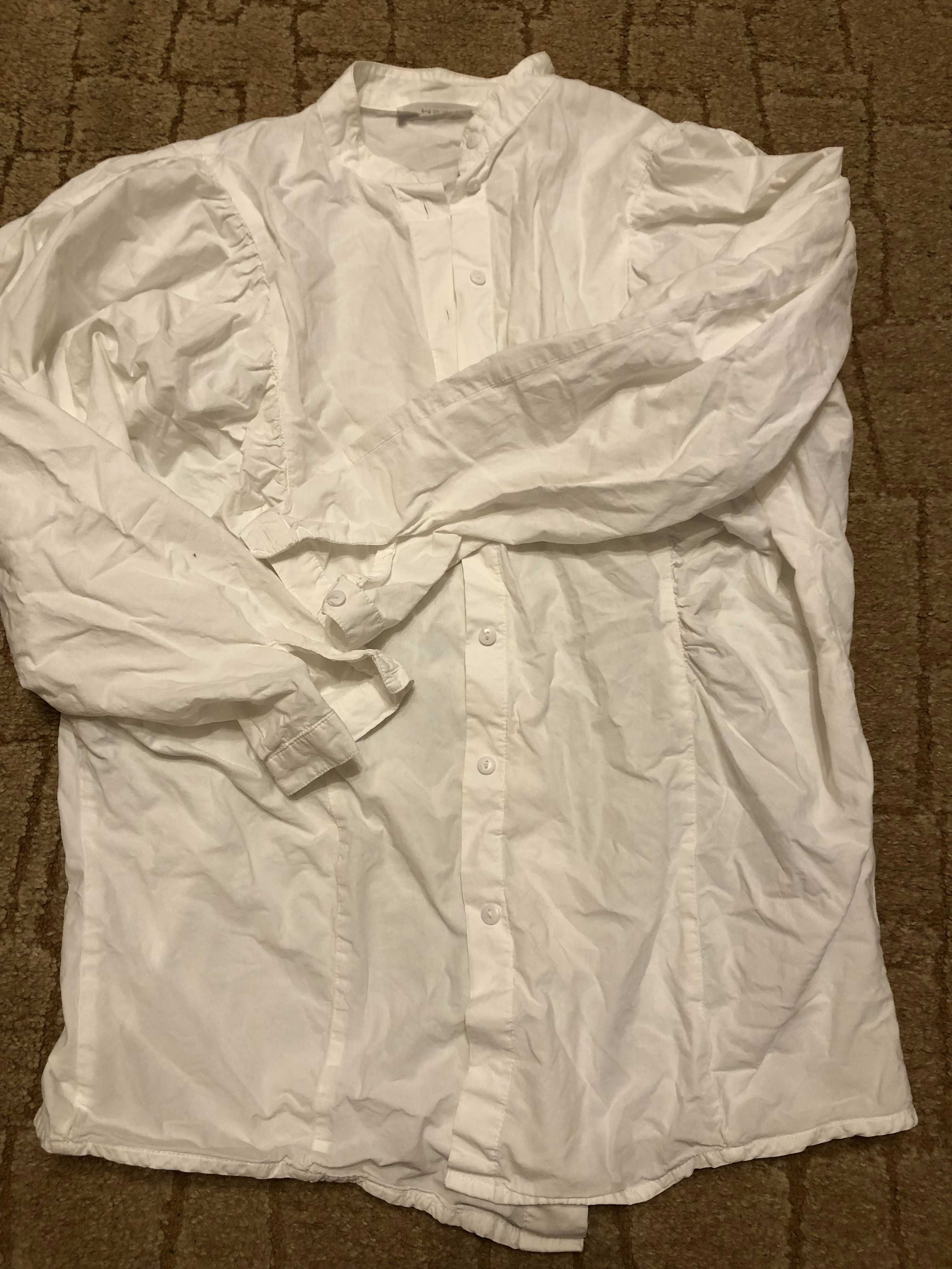 Біла Рубашка сорочка блуза оверсайз