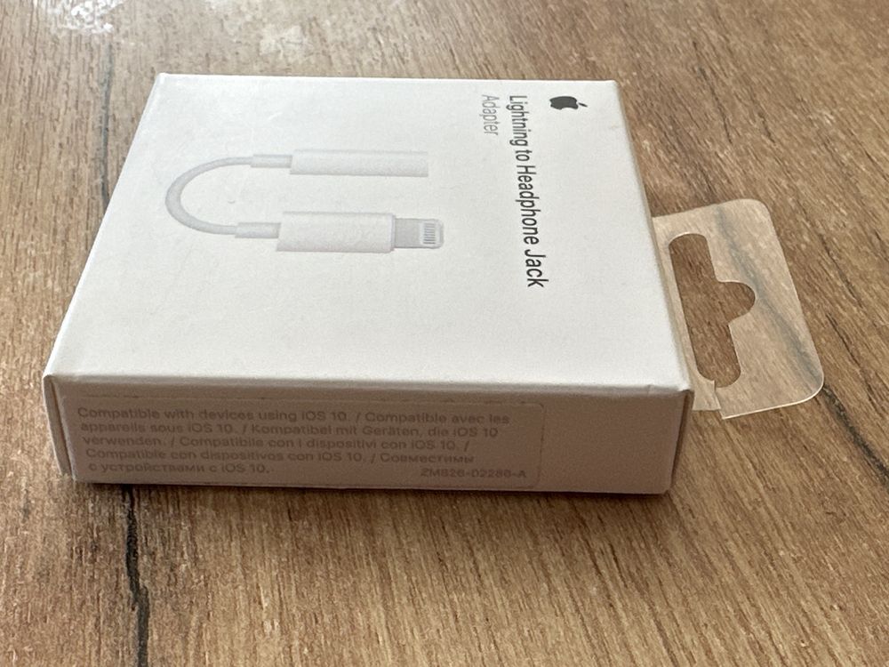 Adapter Apple - Lightning na sluchawki 3,5 mm