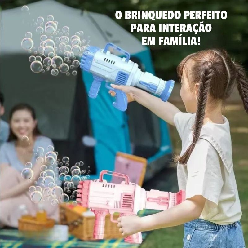 Pistola de Bolhas - Diversão Garantida! -30%