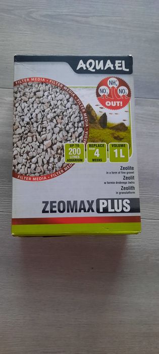 Aquael zeomax plus więcej niż litr plus siateczka woreczek akwarium