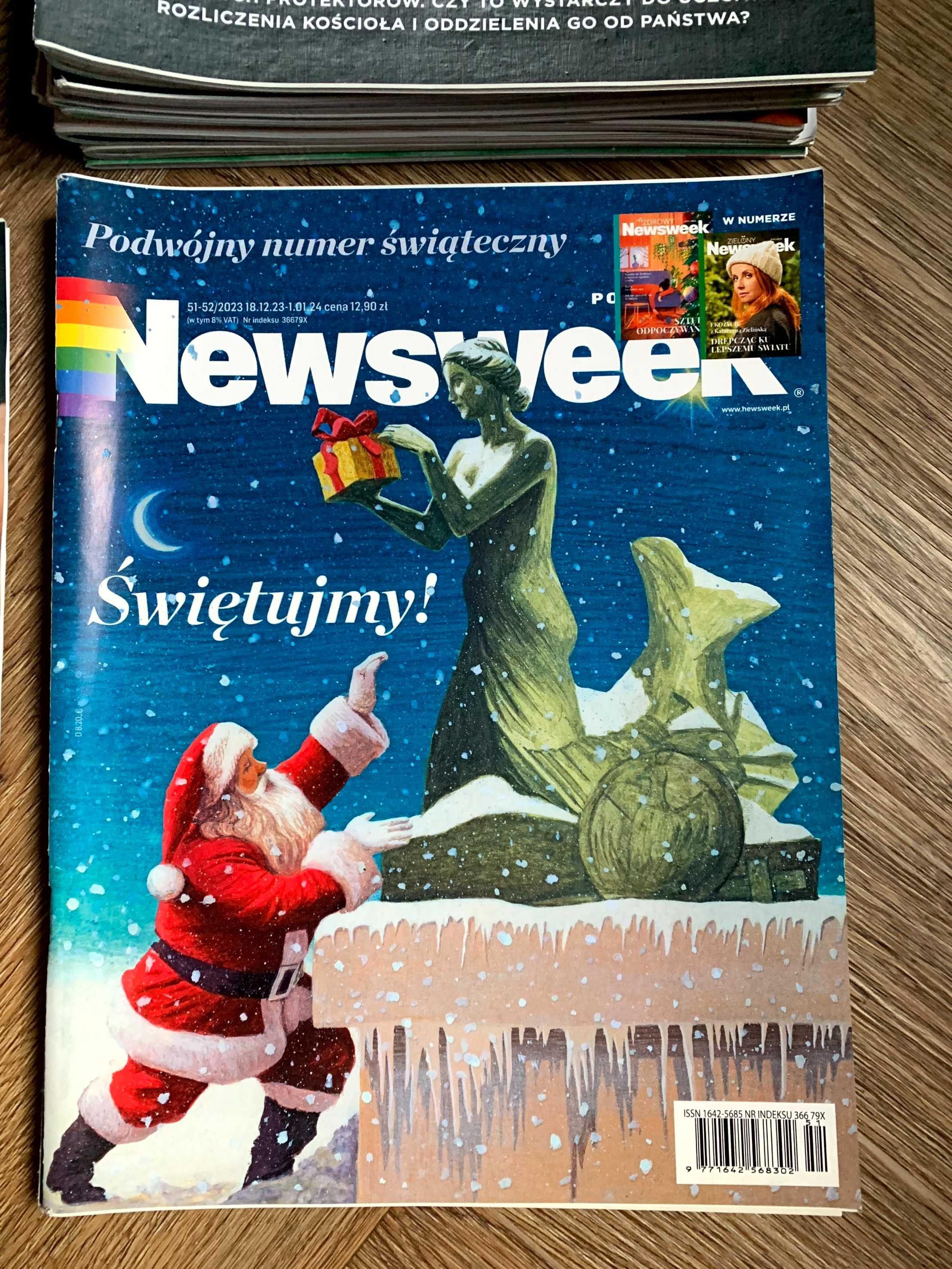 Newsweek tygodnik gazeta czasopismo prawie cały rocznik 2023 stan BDB