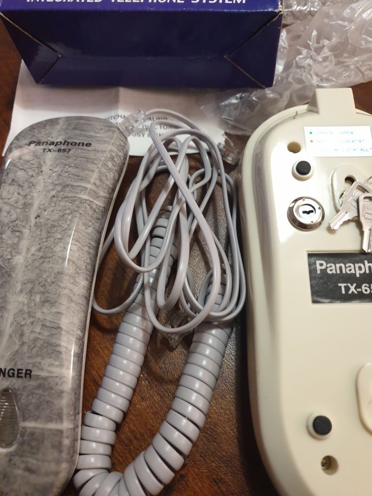 PANAPHONE TX-657 Telefon stacjonarny. Nowy.