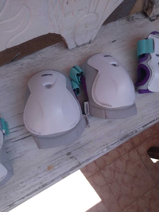 Kit patins/skate infantil+capacete