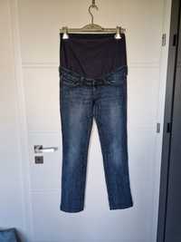 Jeansy ciążowe prosta nogawka H&M Mama M straight leg jeans