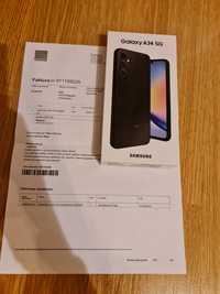 Samsung A34 5G, nowy, czarny, zapakowany