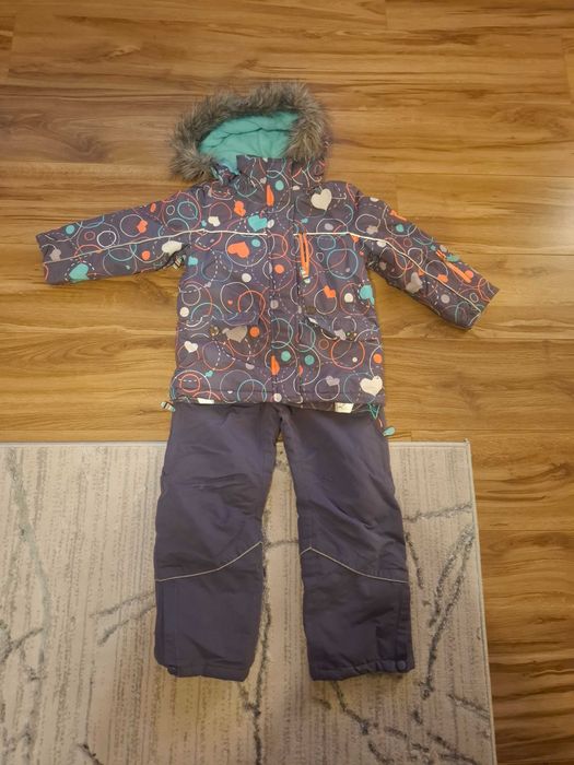 Kombinezon zimowy dla dziewczynki 122