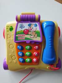 Telefon interaktywny Fisher Price+puzzle