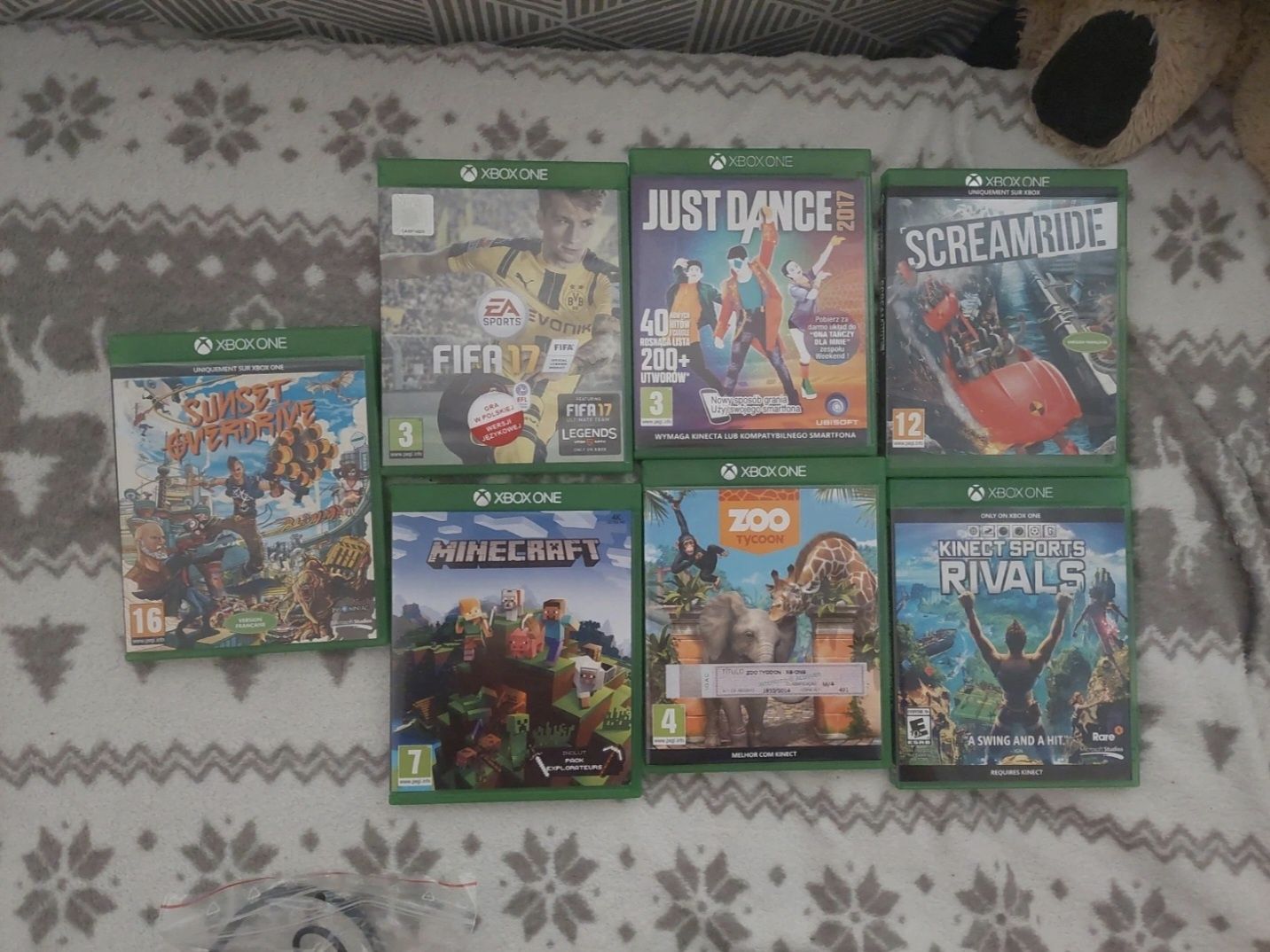 Kinect xbox one s + gry i zasilacz sprawne !