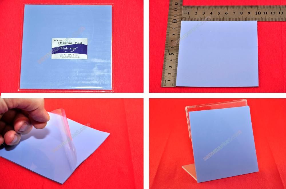 Термопрокладка Halnziye 4W синяя термо прокладка для ноутбука