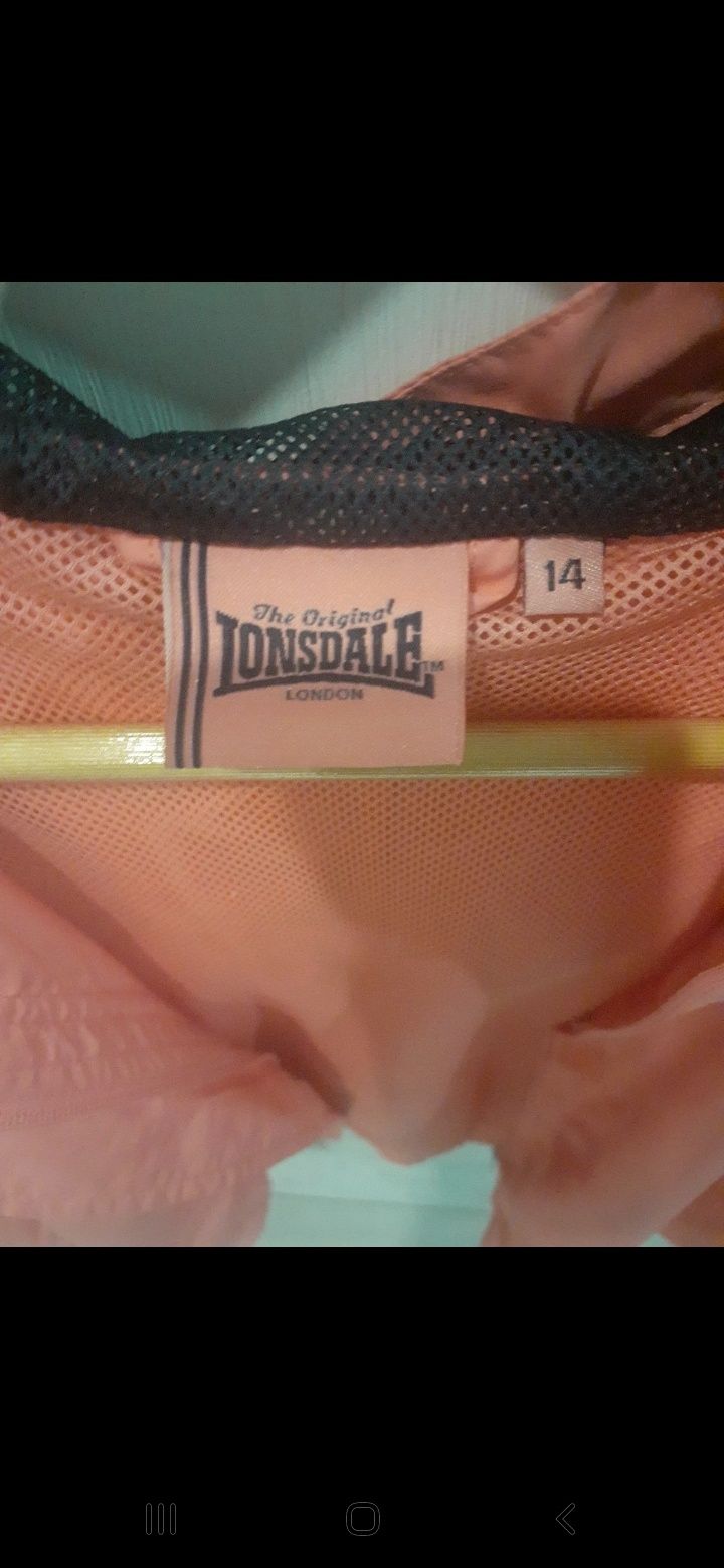Cienka  , przeciwdeszczowa kurtka Lonsdale, rozmiar XL
