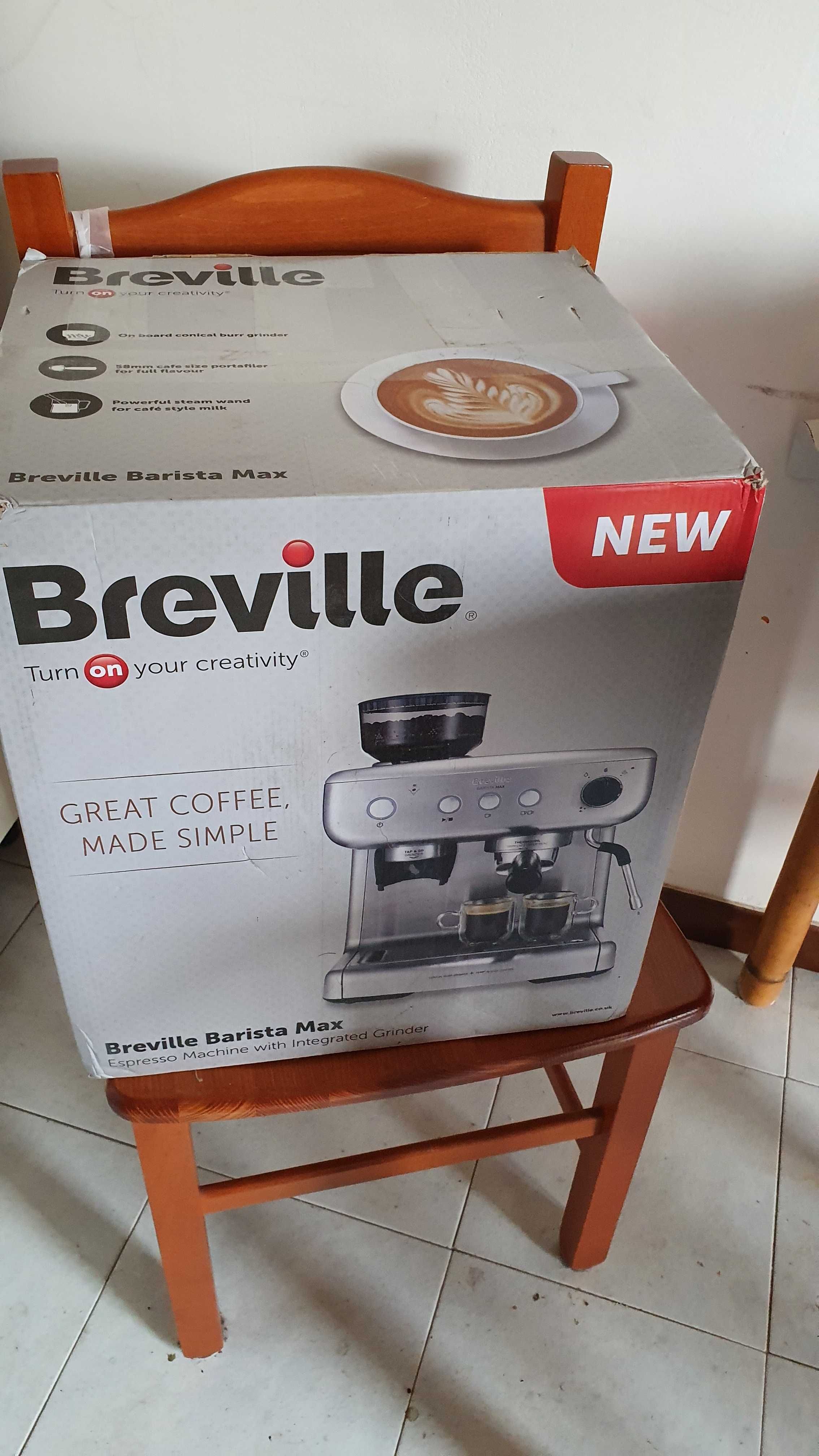 Кофемашина эспрессо Breville Barista Max VCF126X Проф группа 58 мм