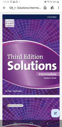 Solutions Intermediate Wb, Sb, Tb, аудио, ответы ГДЗ