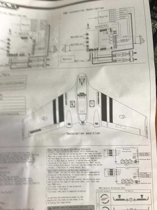 Літак FPV KIT новий в Reptile Harrier S1100