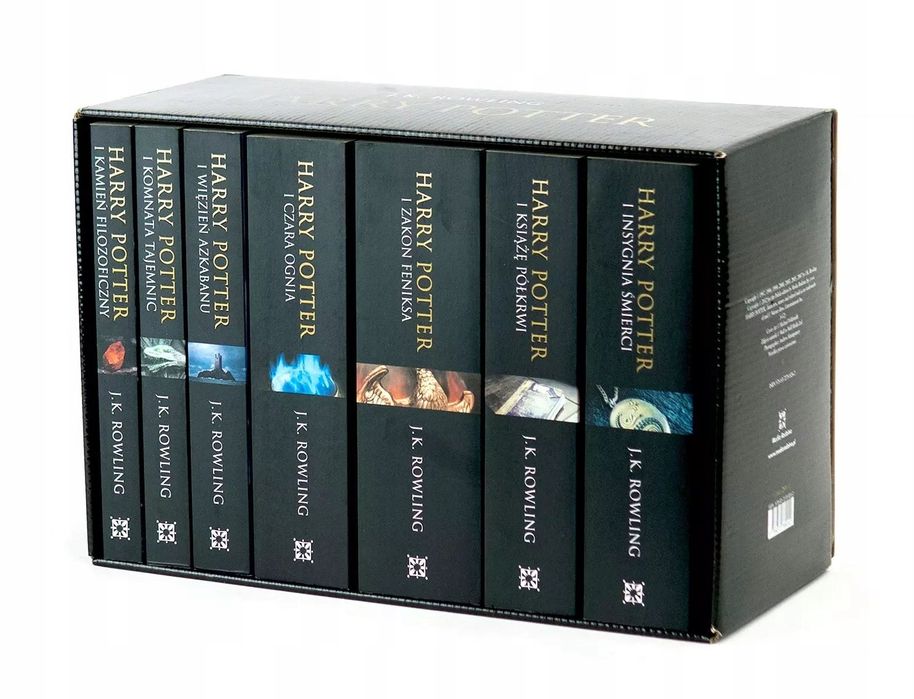 Harry Potter Tomy 1-7 J. K. Rowling Pakiet, nowe