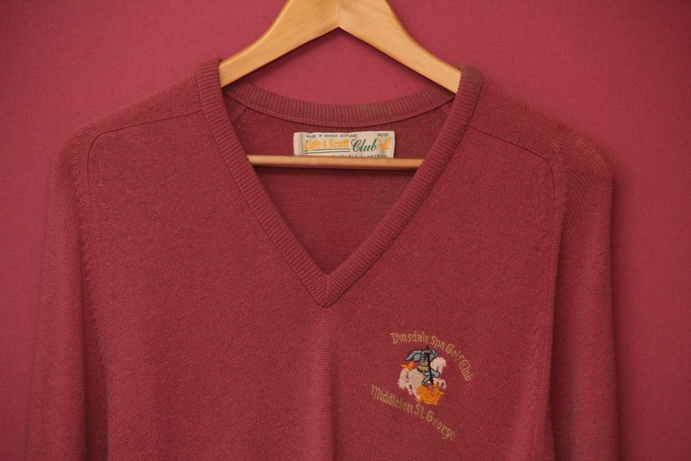 Lyle & Scott рр M свитер, лама. Сделан в Шотландии. Кремовая пудра.
