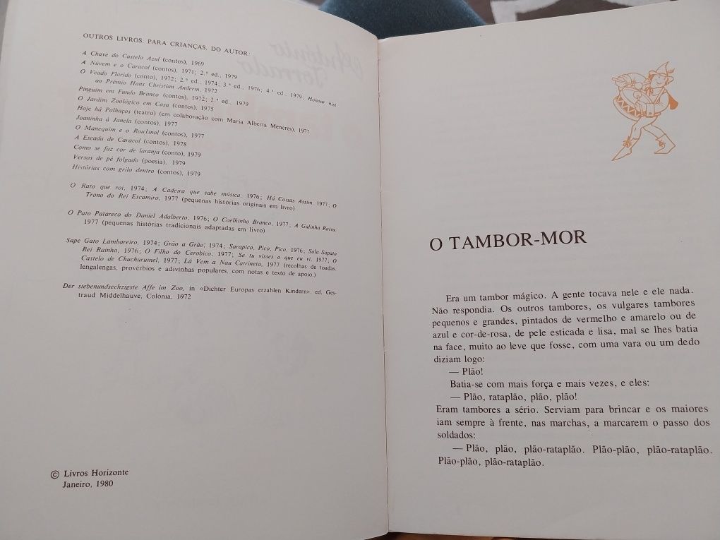 "O tambor-mor e outras histórias", autografado por António Torrado