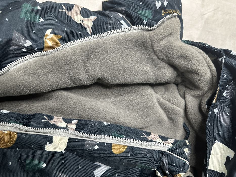 Зимовий дитячий теплий цільний комбінезон