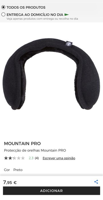 Proteção de orelhas para o frio - NOVO!