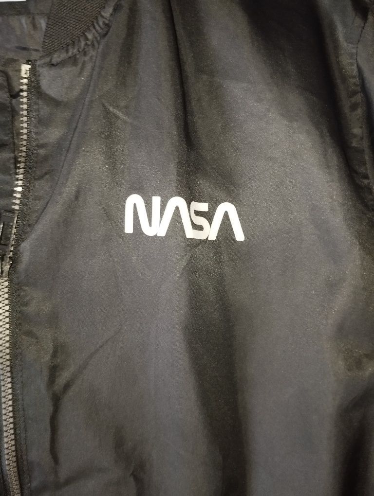Modny bomber NASA Cropp XL męski czarny