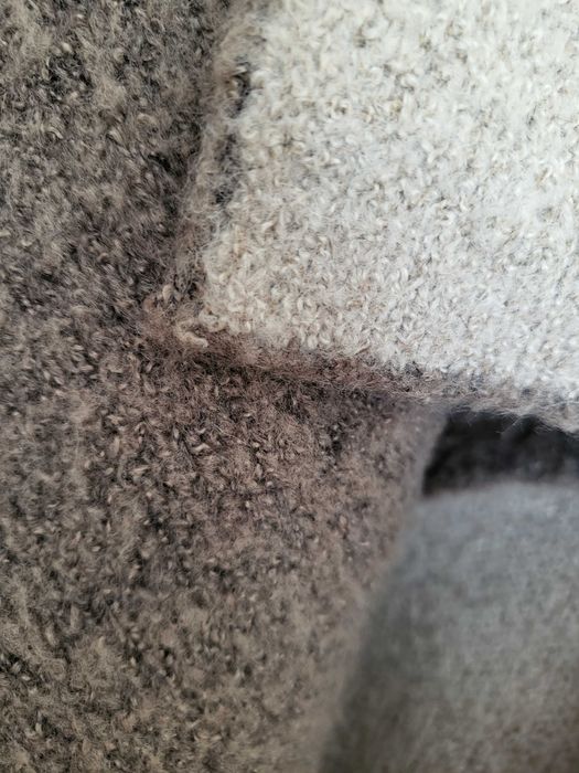 Casaco bege em lã Zara tam S