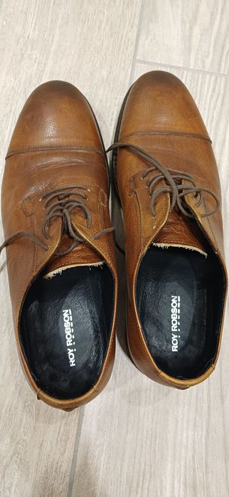 Туфлі, мешти шкіряні коричневі Roy Robson 41 розмір