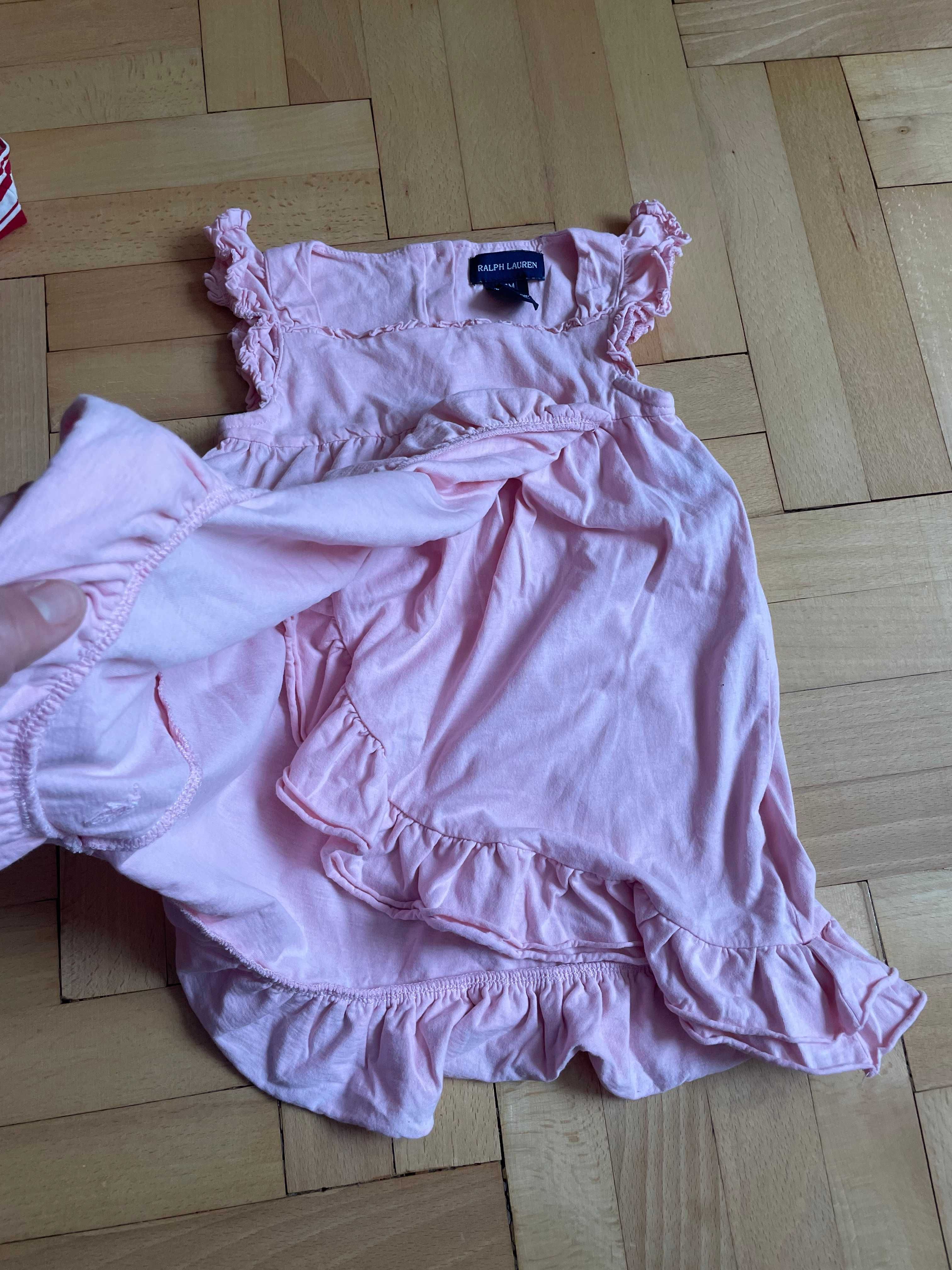 Ralph Lauren śliczna sukienka 24 m-ce, 2 latka + spódniczka RL