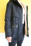 Casaco preto inverno ZARA